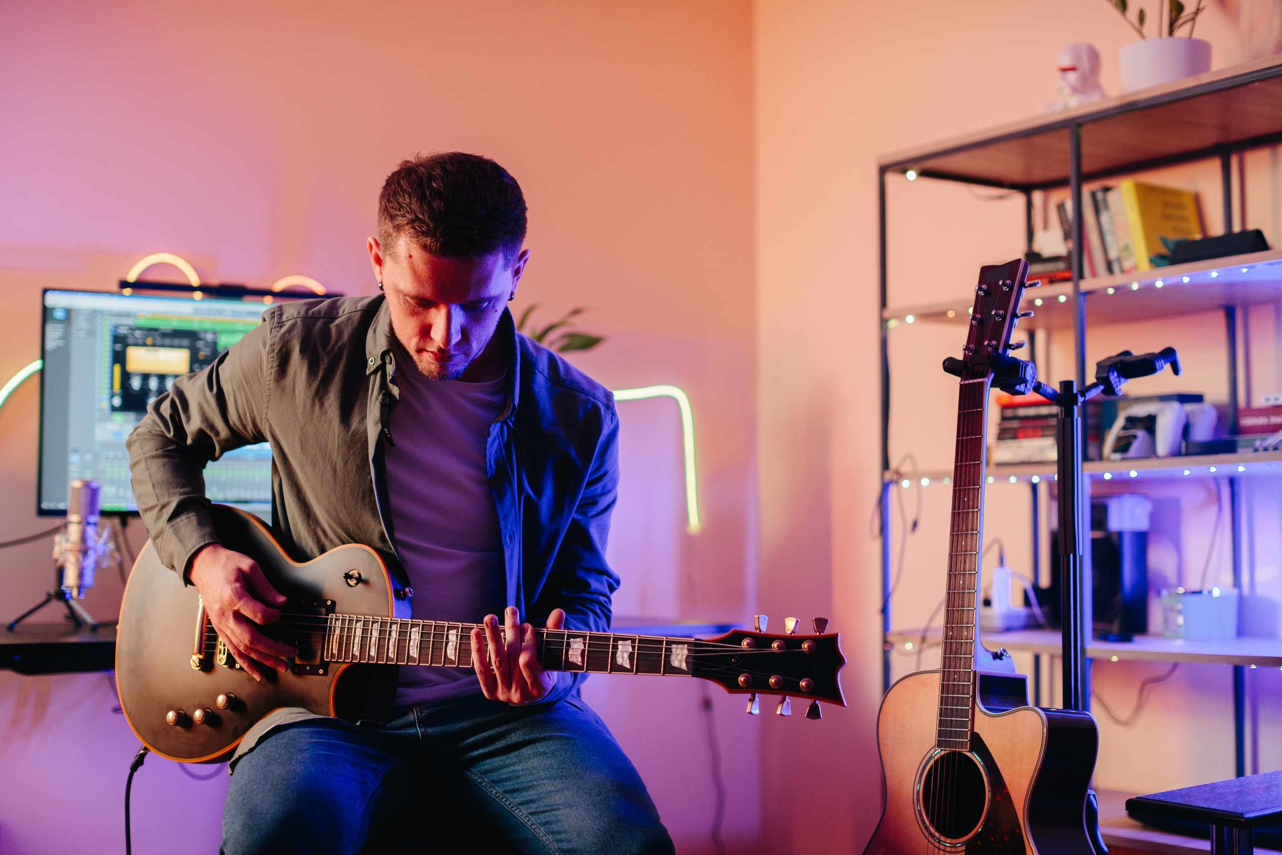 A More Relaxing Method for Changing Between Two Open Chords